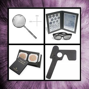 Material de Optometría para Gabinete Óptico