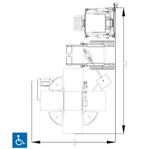 Unidad de refracción 9980 para minusválidos - Imagen 2
