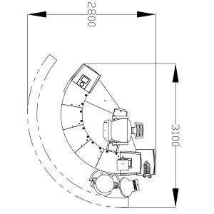 Unidad de refracción Arc de 4 instrumentos para Gabinete Oftalmológico - Imagen 4
