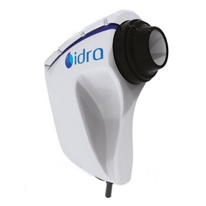 fotografia a color en fondo blanco de equipo para la detección de ojo seco modelo IDRA