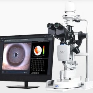 Lámpara de Hendidura Led de  5 aumentos  con cámara digital y módulo de ojo seco para Gabinete Oftalmológico